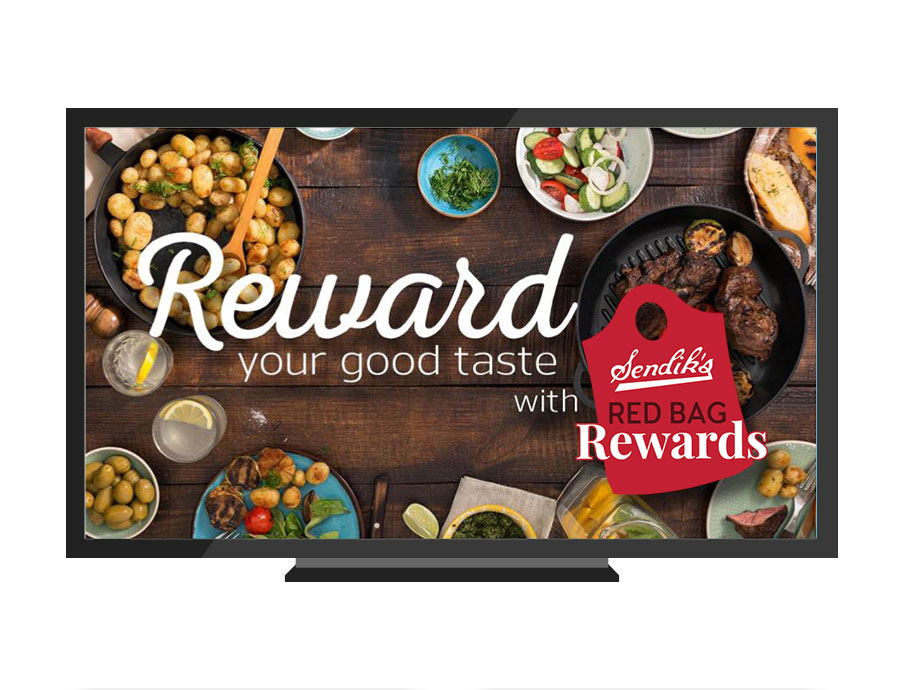 Red Bag Rewards TV Slide